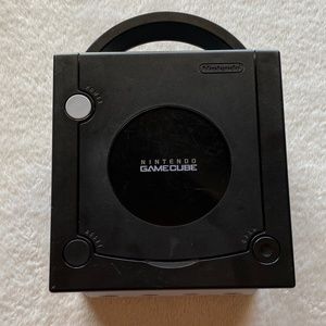 Black Nintendo Gamecube with Power Cord: Tested and works